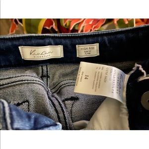 KanCan - Size 14 (The Buckle, Girls) High Rise slim fit flare jeans